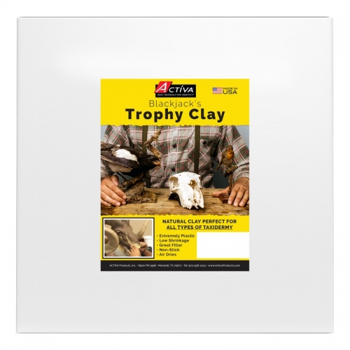 Blackjack's Trophy Clay™ Natural Clay For Taxidermy, 50 lb (22.68 kg)